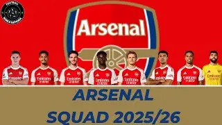 Arsenal Squad 2025/26 | Players, Market Values & Salaries | Football World Euphoria