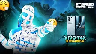 Vivo T4x BGMI Test 90 fps🔥 Vivo T4x BGMI Gameplay Vivo T4x  graphics test#GarvOp