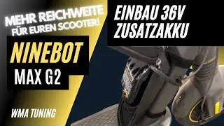 Mehr Reichweite für deinen Scooter! Einbau Zusatzakku