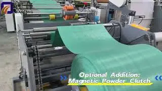 Advanced Servo & Robotic Arm PP Woven Bag Making Machine  3-in-1 Cutting, Liner Insertion & Sewing