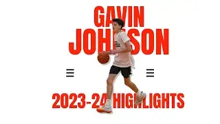 Gavin Johnson 2023-24 Basketball Highlights