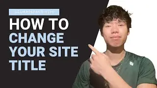 How to Change Your Squarespace Site Title