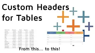 Top Tableau Tip | Custom Headers