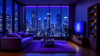 Cyberpunk Chill Lofi 🌧️ Atmospheric Rainy Night Beats for Relaxation