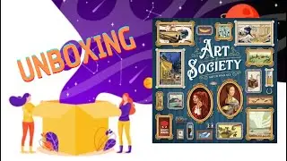 Art Society (board game) - Unboxing in Italian