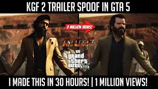 KGF 2 TRAILER GTA 5 SPOOF |  Yash | Saalar Prasanth Neel | WackDance Gaming