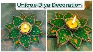 Diya Decoration Ideas for School Competition| Diwali Decoration Ideas| 1st Prize Winning Diya Decor