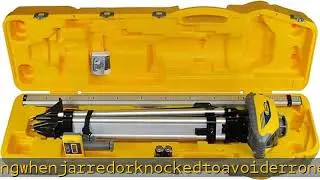 Spectra Precision LL100N-2 Laser Level Kit with HR320 Receiver and Clamp, 15' Grade Rod (Inches), T