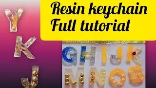 Resin Keychain Making for Beginners | Resin Aura by Varsha#ResinKeychain #Resin#ResinArtForBeginners