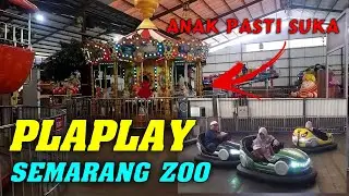 Senangnya Main di Plaplay Semarang Zoo | Naik Bombomcar, Kereta Roller Coaster