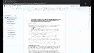 The Game Jam Learning Plan