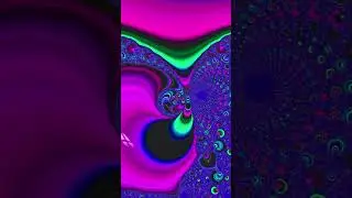 #visualart #hypnotic #shorts Psytrance Journey Through the Mandelbrot Fractal: Chill Tones Edition