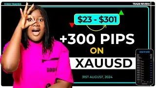 How To Grow A Small Account From $23 - $300 With Forex Trading in 2024 (Strategy Explained!!)