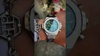 Часы Philipp Plein с зеленым циферблатом и мужской стальной браслет Philipp Plein &ndash; это гармония