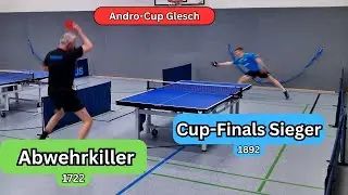 🏓Spektakul&auml;re Abwehr-Schlacht🏓 D. Schwarz vs C. Krome I Andro Cup