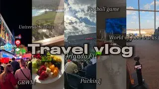 Travel Vlog : Orlando,FL | Packing , Universal Studios, GRWM, Football Game , Etc&hellip;.