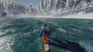Steep Beta Gameplay. The Wave | Snow park - Jumps | Night Rider