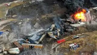 A train derailment led to a Vinyl Chloride spill in