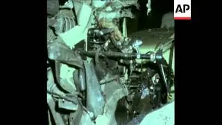 SYND 1-4-73 AFTERMATH OF CAR BOMB BLAST IN BEIRUT