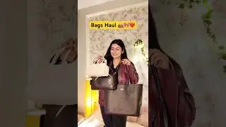 New Bags Haul 🩷✨👜 Bag Collection #youtubeshorts #shorts #bags #haul