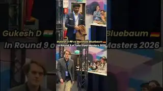 Gukesh vs Matthias Bluebaum in Round 9 Who will Win👇🏻?#chess #gukesh #new #tatasteelchess #ytshorts