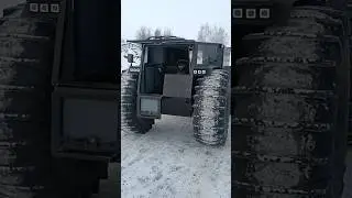 Вес вездехода на шинах низкого давления 1500х500.