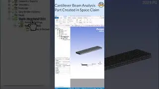 Cantilever Beam Simulation in Ansys Workbench - Step-by-Step FEA Tutorial #ANSYS #CADDEngineer