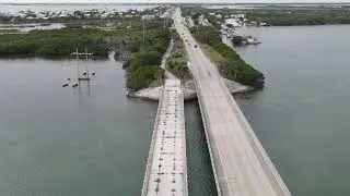 Niles Channel Bridge to Summerland Key Landing with Kelly DJI 0014