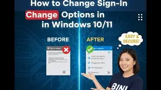 How to Change Sign-in Options in Windows 10/11 #computertechnic #healthtech #computereducation