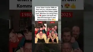 WOW! So Nostalgisch 😍👍 Unser Familienfoto Von 1980 Wurde 2025 Neu Aufgenommen