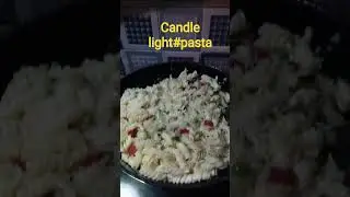 Aj mere shahar mei light nahi the# I made  Pasta in candle 🕯️ light @Shorts