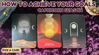 🌹 How To Achieve Your Goals: Capricorn Season ♑️📈 Pick a Card📈 Tarot reading