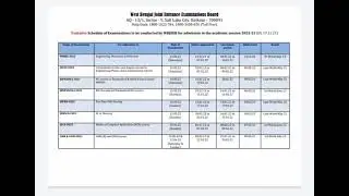 2025 Exam Form Fill-Up Schedule &ndash; WBJEE, JELET, JENPAS & More