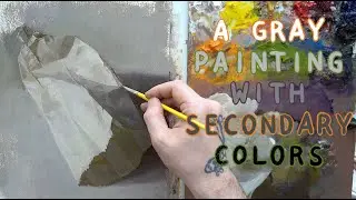 A Gray Painting Using a Secondary Color Palette - Friday, Week 50 (22/01/2021)