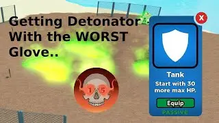 Getting DETONATOR using TANK in Slap Royale (1k sub special)