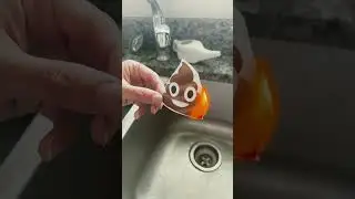 Burning poop