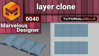 0040. layer clone in Marvelous Designer