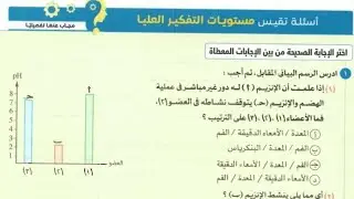 حل أسئلة مستويات التفكير العليا على التغذيه غير الذاتيه من كتاب الامتحان 👌 أحياء تانيه ثانوي 2⃣ 😍