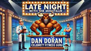 Late Night with the Minotaur &ndash; Episode 002 The Minotaur vs  Dan Doran, Celebrity Fitness Guru