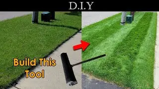 How to make a Toro Lawn Striping Roller alternative using ABS/PVC pipe?