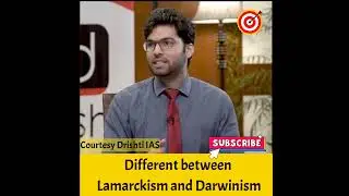 Lamarckism vs Darwinism I UPSC Shorts Interview | IAS English Interview | #shorts