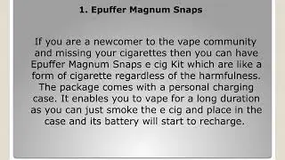 Best Vape Starter Kits every beginner Must Know