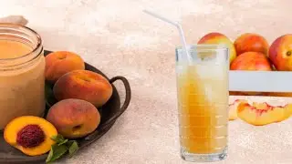 Refreshing Homemade Peach Soda Recipe | Summer Peach Sparkler Recipe | icy and spicy