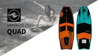 2019 Hyperlite Quad Wakesurf Board Tech