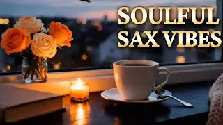Coffee & Soulful Sax | Smooth Jazz R&B for Relaxing Sunset Vibes