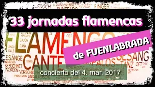 FLAMENCO/ JERONIMO MAYA, JOSÉ ENRIQUE MORENTE, JOSÉ VALENCIA - Fuenlabrada 2017 フエンラブラダのフラメンコ