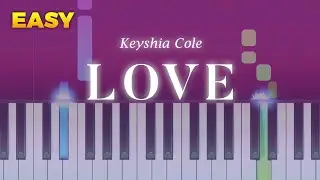 Keyshia Cole - Love - EASY Piano TUTORIAL by Piano Fun Play