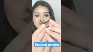 How to cut eyelashes #short #shortvideo #youtubeshort #eyelashes