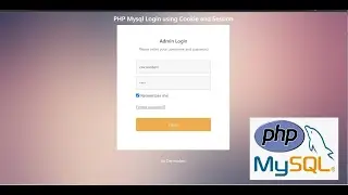 PHP Mysql Login using Cookie and Session