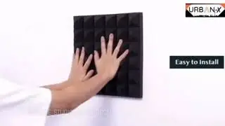 Online studio setup with acoustic sound proof room setup 
